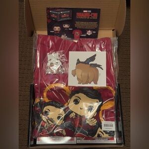 Marvel Shang-Chi Collector Corps Box with Red and Black Design